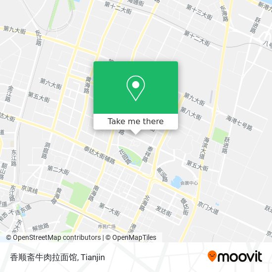 香顺斋牛肉拉面馆 map
