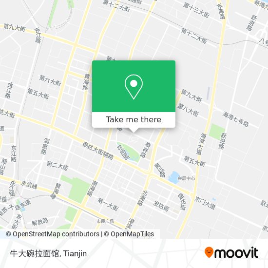 牛大碗拉面馆 map