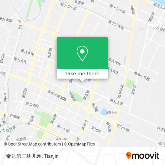 泰达第三幼儿园 map