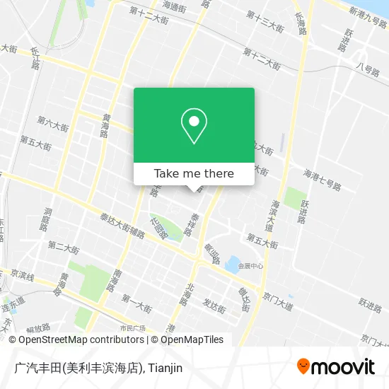广汽丰田(美利丰滨海店) map