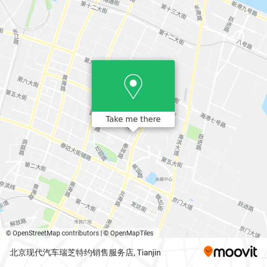 北京现代汽车瑞芝特约销售服务店 map