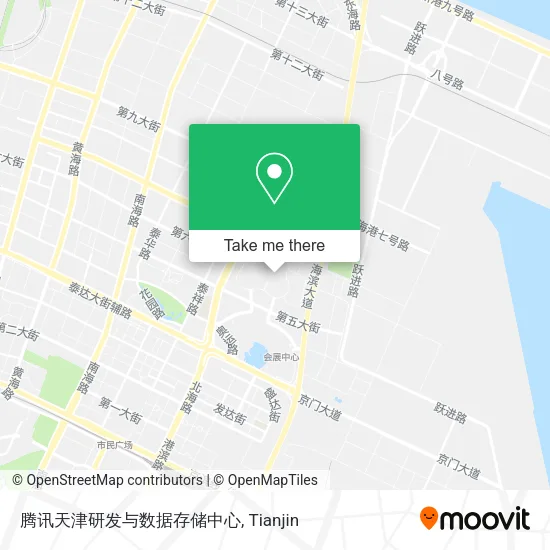 腾讯天津研发与数据存储中心 map