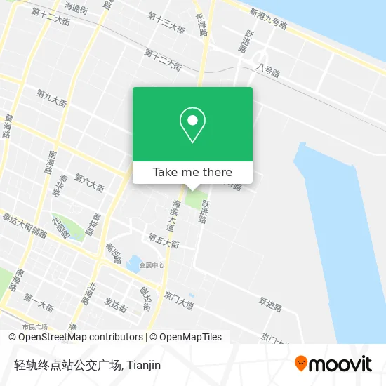 轻轨终点站公交广场 map