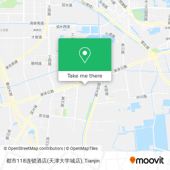 都市118连锁酒店(天津大学城店) map