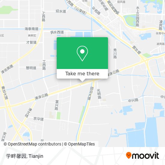 学畔馨园 map