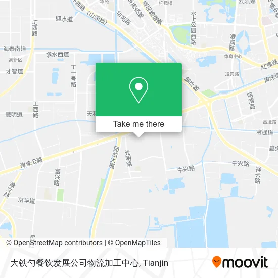 大铁勺餐饮发展公司物流加工中心 map