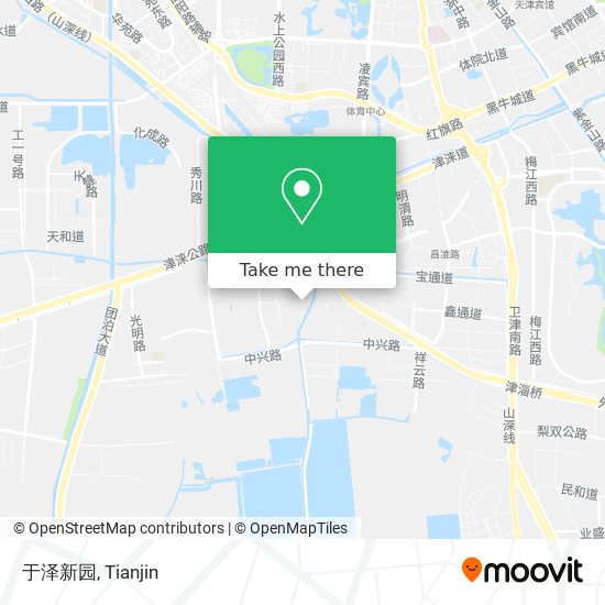 于泽新园 map