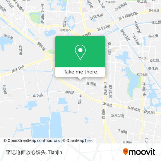李记呛面放心馒头 map