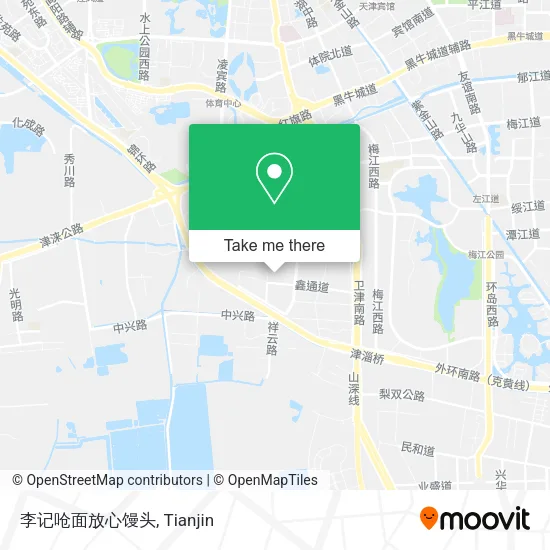 李记呛面放心馒头 map