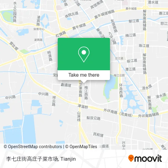 李七庄街高庄子菜市场 map