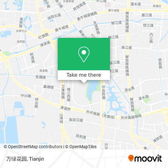 万绿花园 map