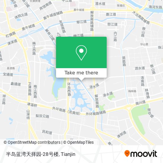 半岛蓝湾天择园-28号楼 map
