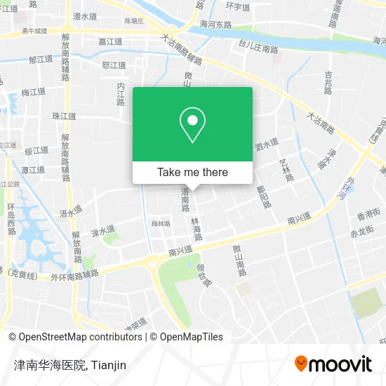 津南华海医院 map