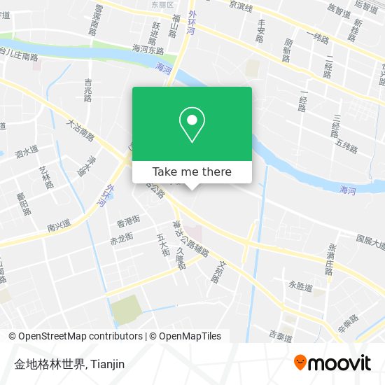 金地格林世界 map