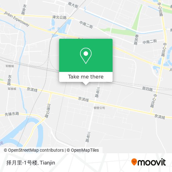 择月里-1号楼 map