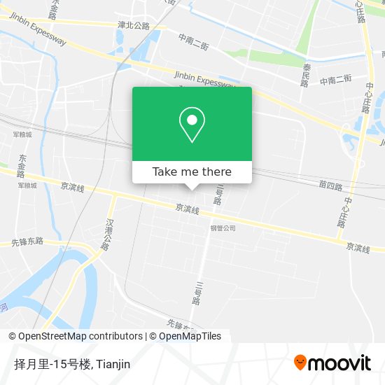择月里-15号楼 map
