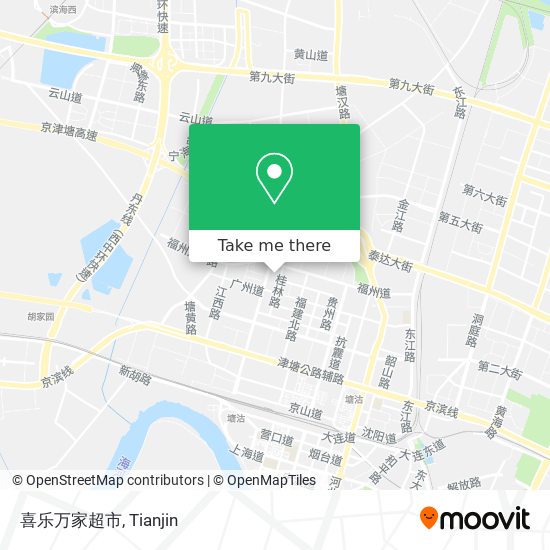 喜乐万家超市 map