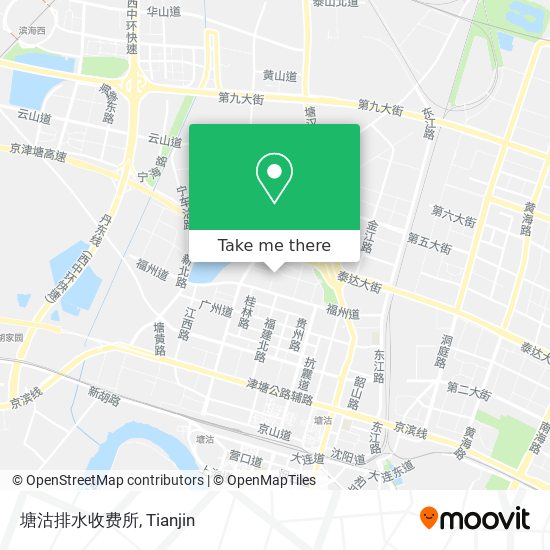 塘沽排水收费所 map