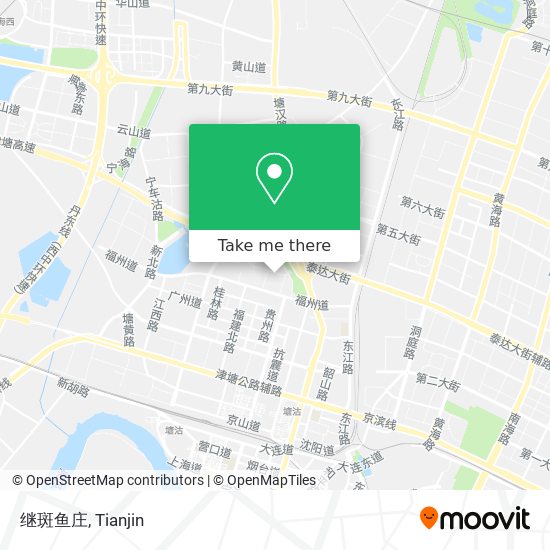 继斑鱼庄 map