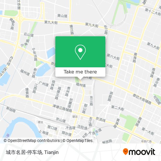 城市名居-停车场 map