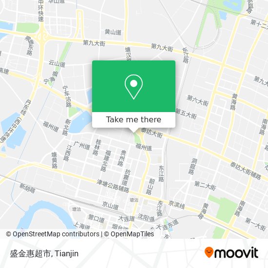 盛金惠超市 map