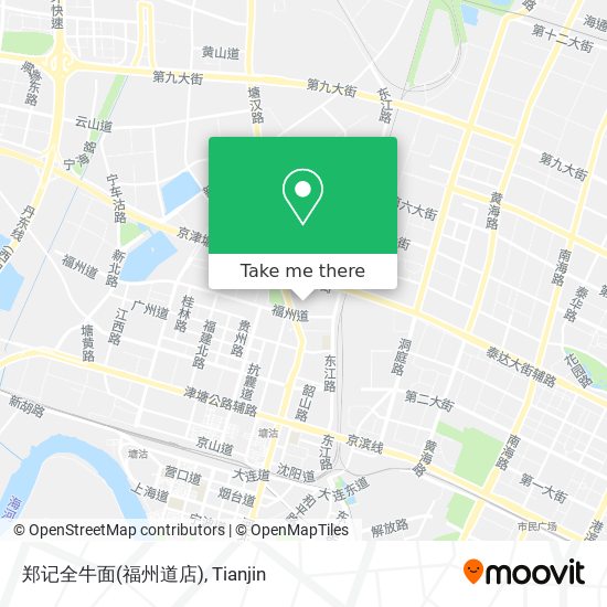 郑记全牛面(福州道店) map