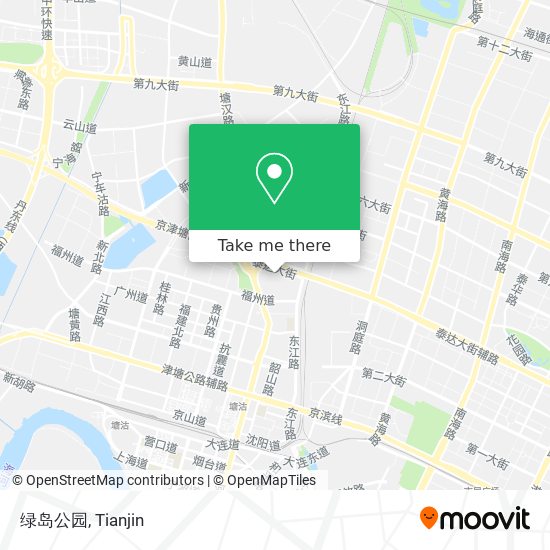 绿岛公园 map