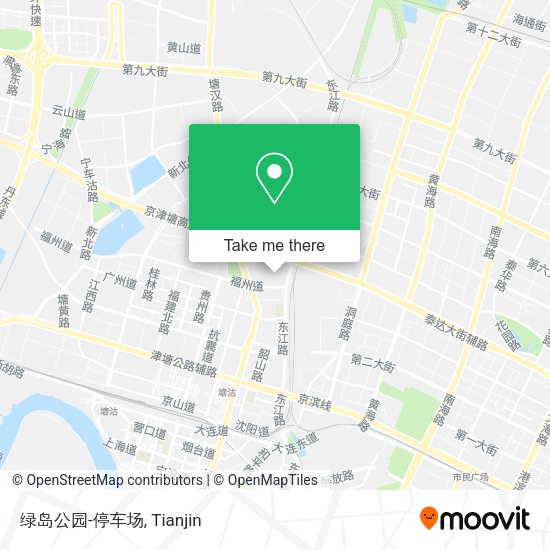 绿岛公园-停车场 map