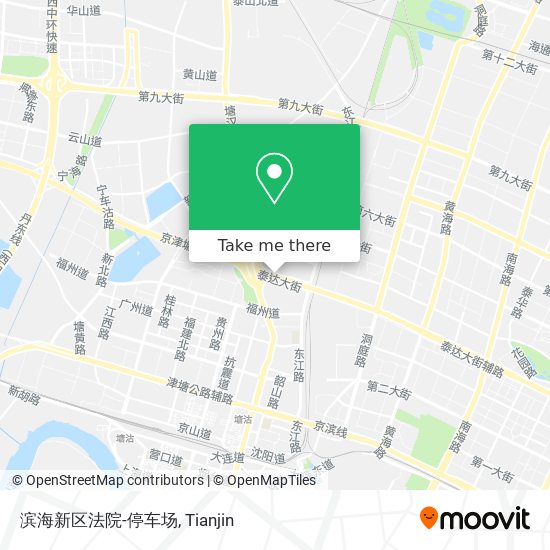 滨海新区法院-停车场 map