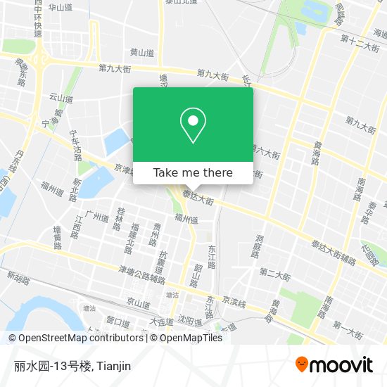 丽水园-13号楼 map