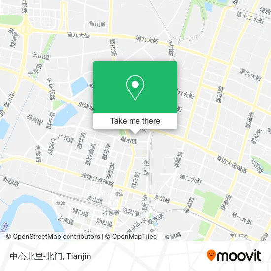 中心北里-北门 map