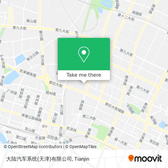 大陆汽车系统(天津)有限公司 map