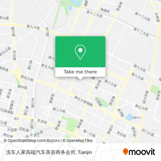 洗车人家高端汽车美容商务会所 map