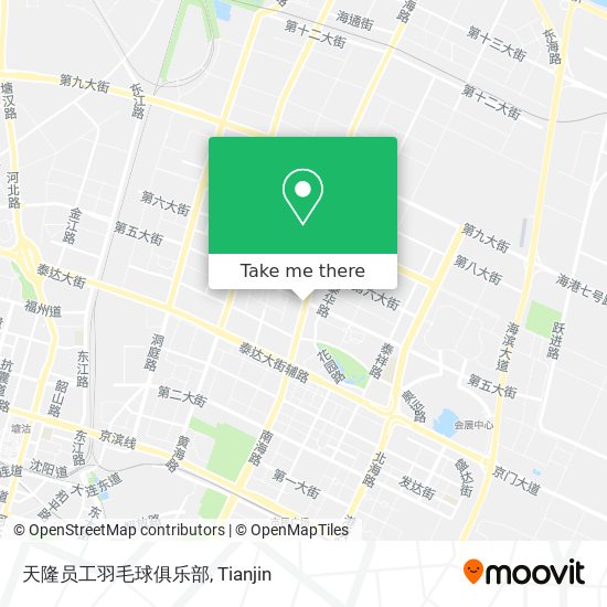 天隆员工羽毛球俱乐部 map