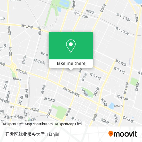 开发区就业服务大厅 map