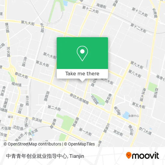 中青青年创业就业指导中心 map