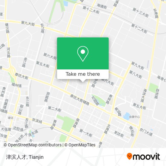津滨人才 map