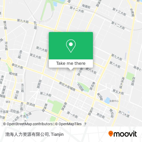 渤海人力资源有限公司 map