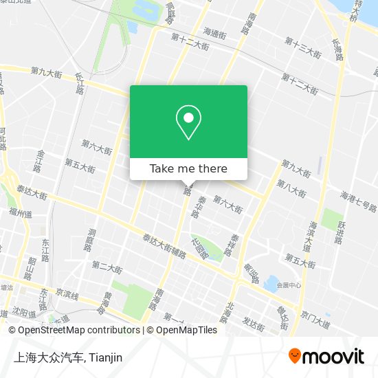 上海大众汽车 map