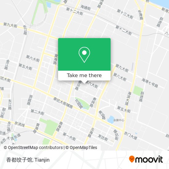香都饺子馆 map