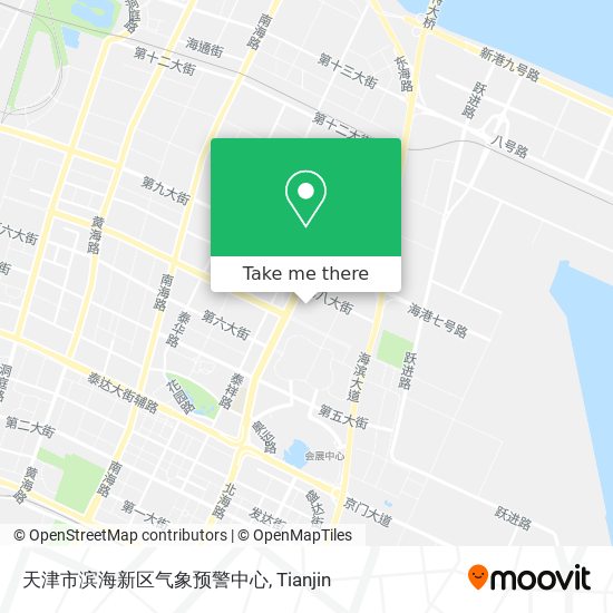 天津市滨海新区气象预警中心 map