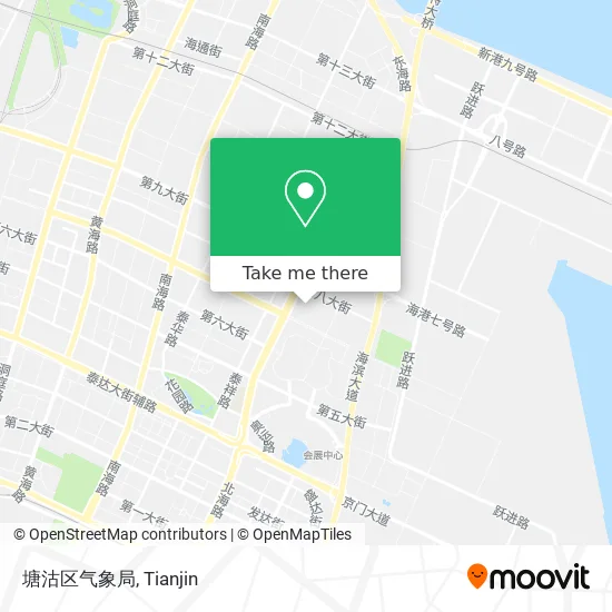 塘沽区气象局 map