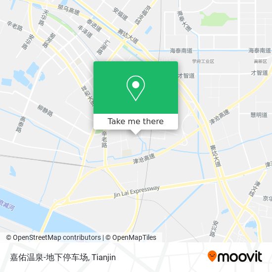 嘉佑温泉-地下停车场 map
