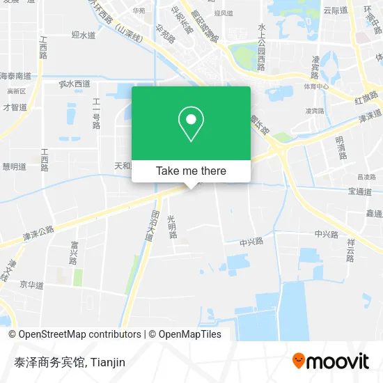 泰泽商务宾馆 map