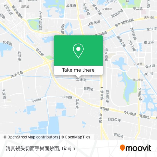 清真馒头切面手擀面炒面 map