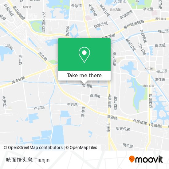 呛面馒头房 map