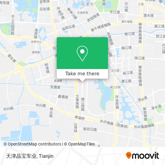 天津晶宝车业 map