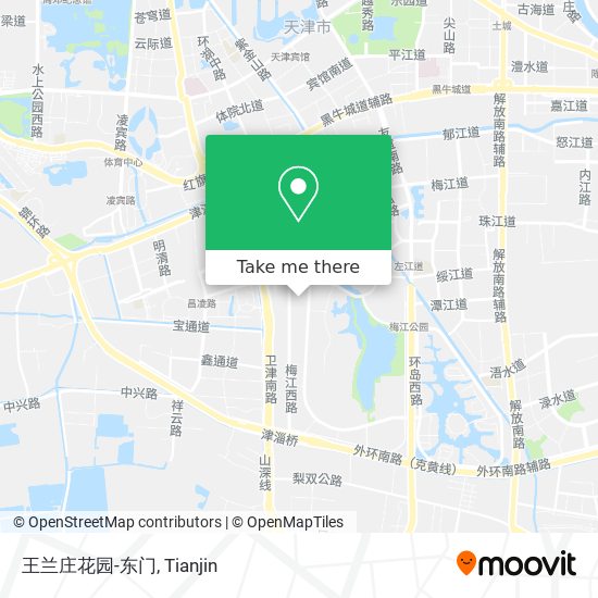王兰庄花园-东门 map