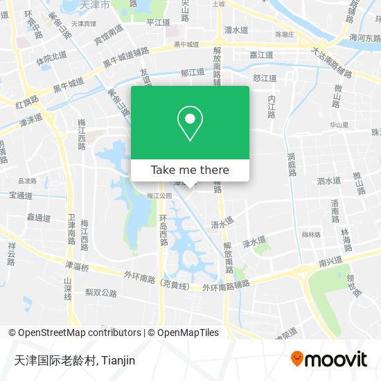 天津国际老龄村 map