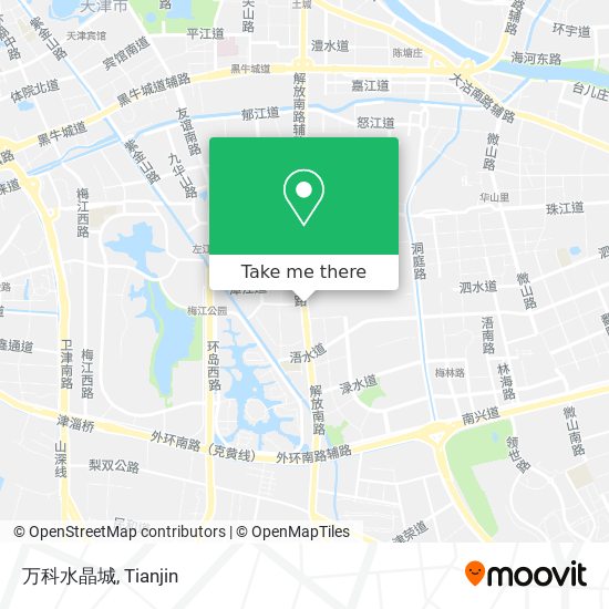 万科水晶城 map
